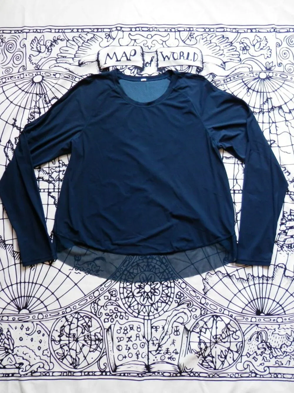 Lululemon Quick Pace Long Sleeve Split Back Athletic Top